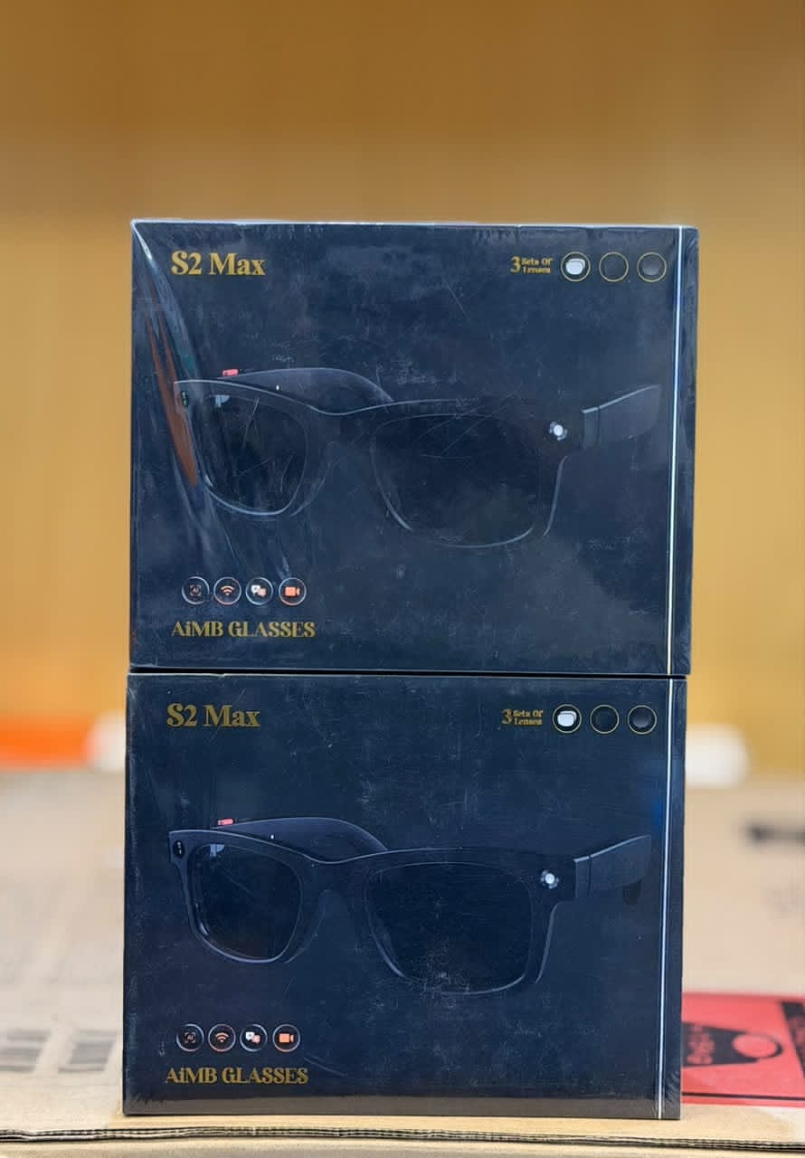 AIMB S2 Max Smart AI Glasses – HD Camera, AI Translation, Bluetooth Music & Calls