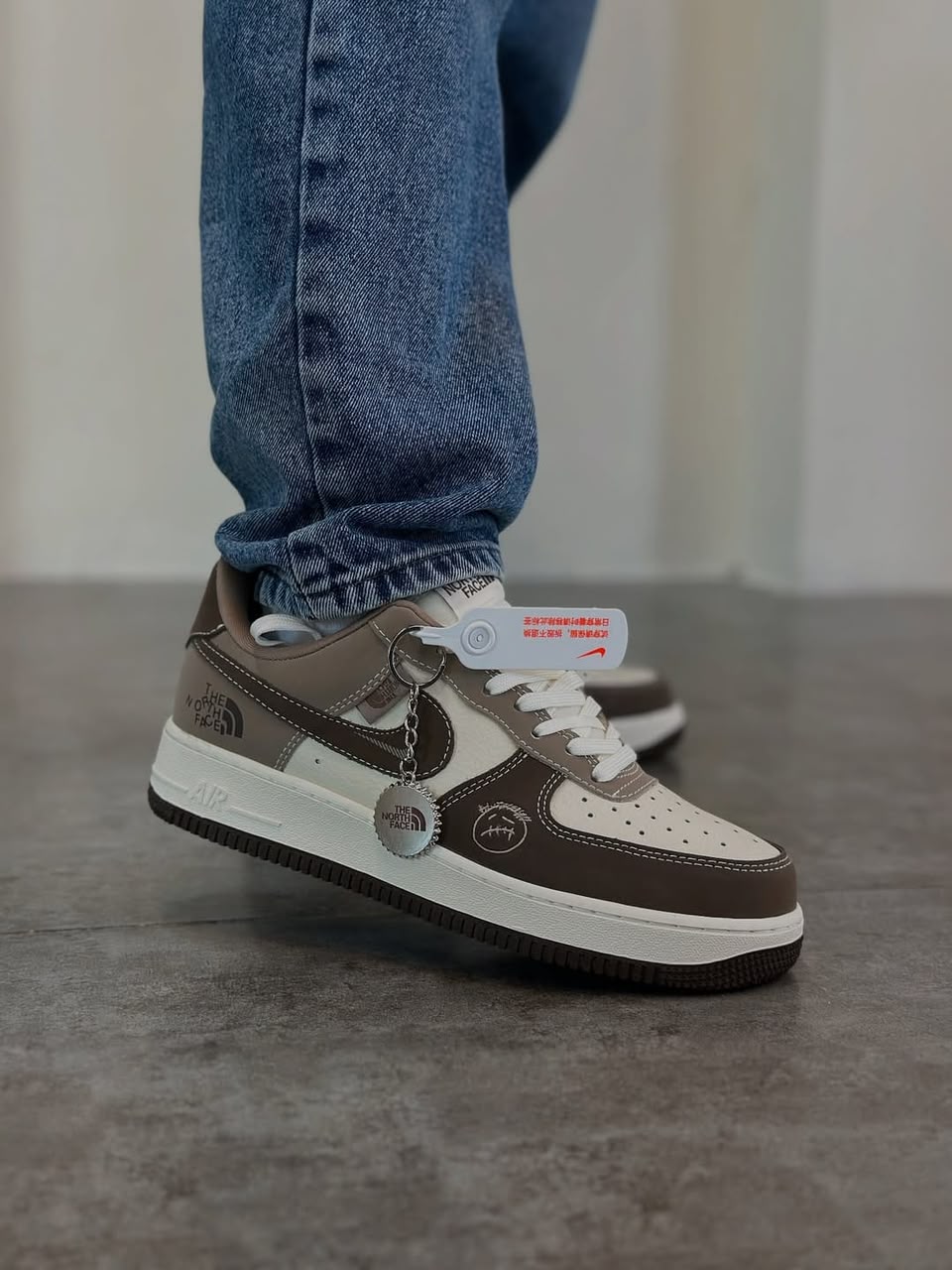 Nike Air Force 1 Low x The North Face Cream/Brown