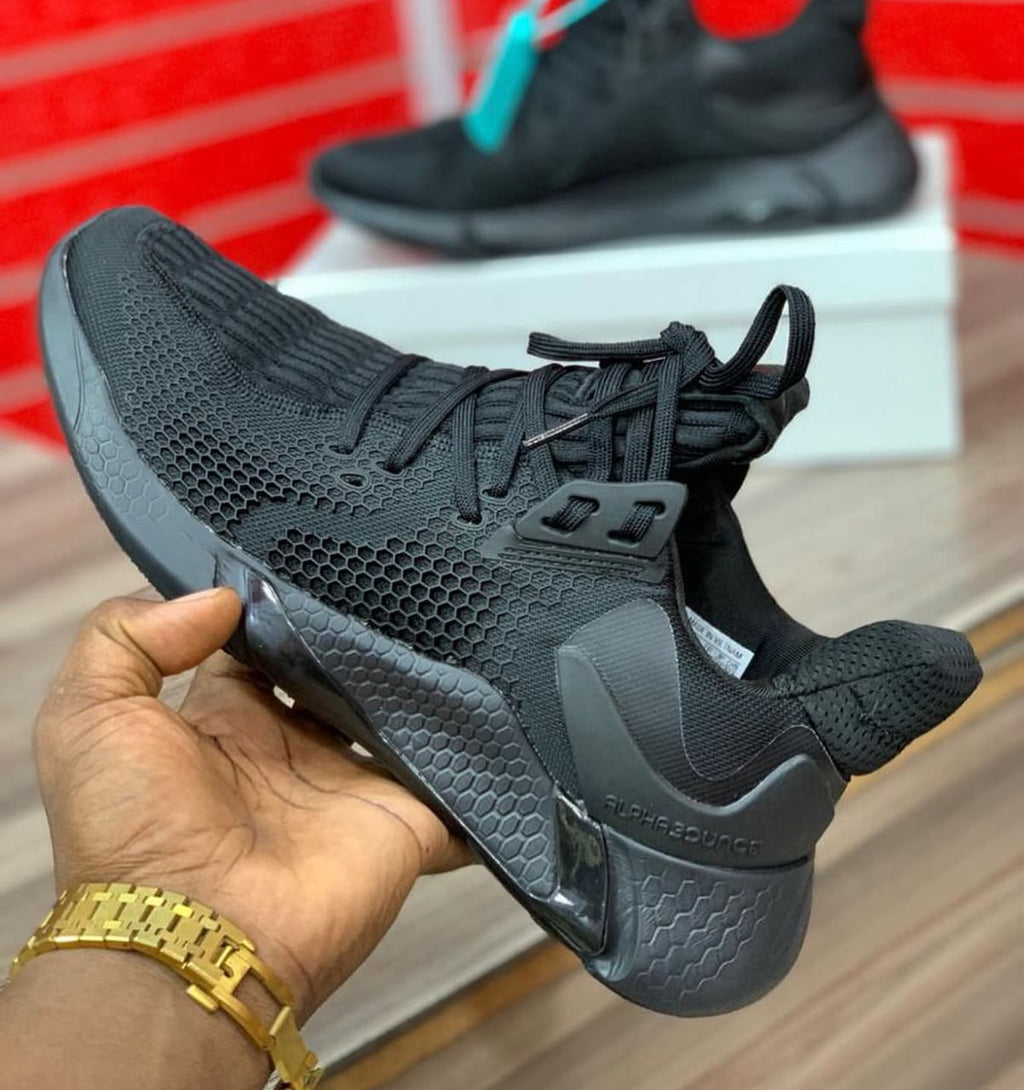 Adidas Alphabounce Running Sneakers Grey & Black