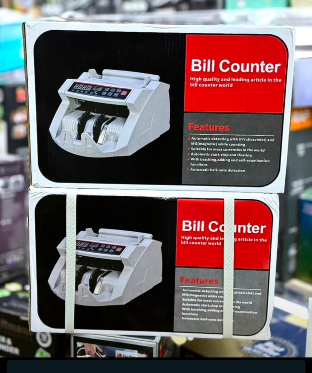 Bill Counter Machine with UV & MG Detection