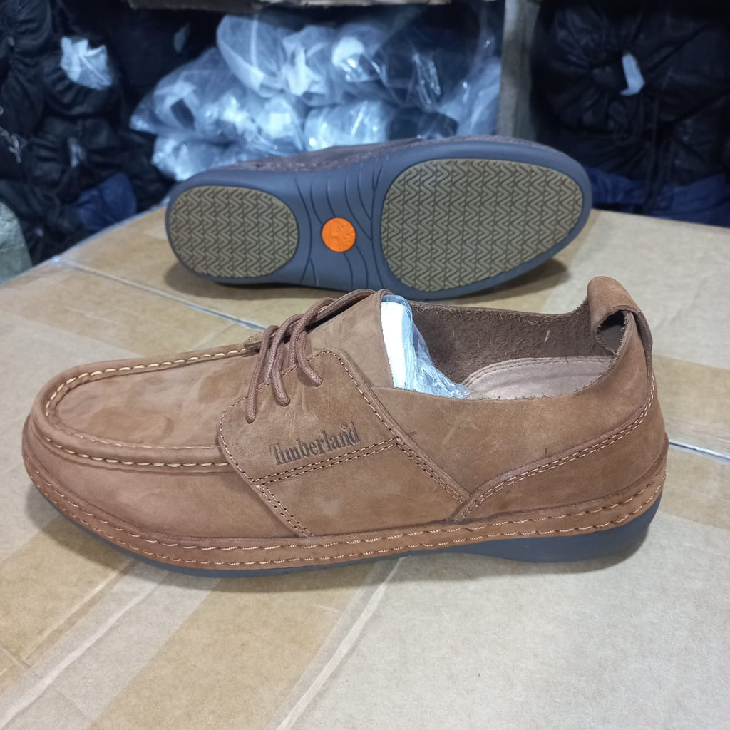 Timberland Nubuck Leather Boat Shoe - Tan