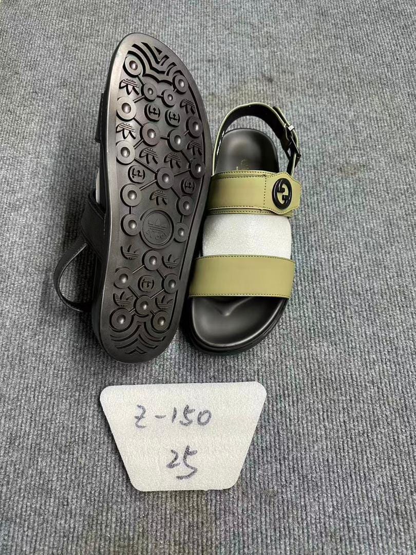 Gucci x Adidas Men's Double Strap Sandals