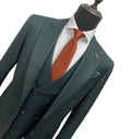 Men's 3-Piece Slim Fit Suit – Dark Green