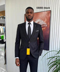 Men's 2-Piece Slim Fit Suit – Black