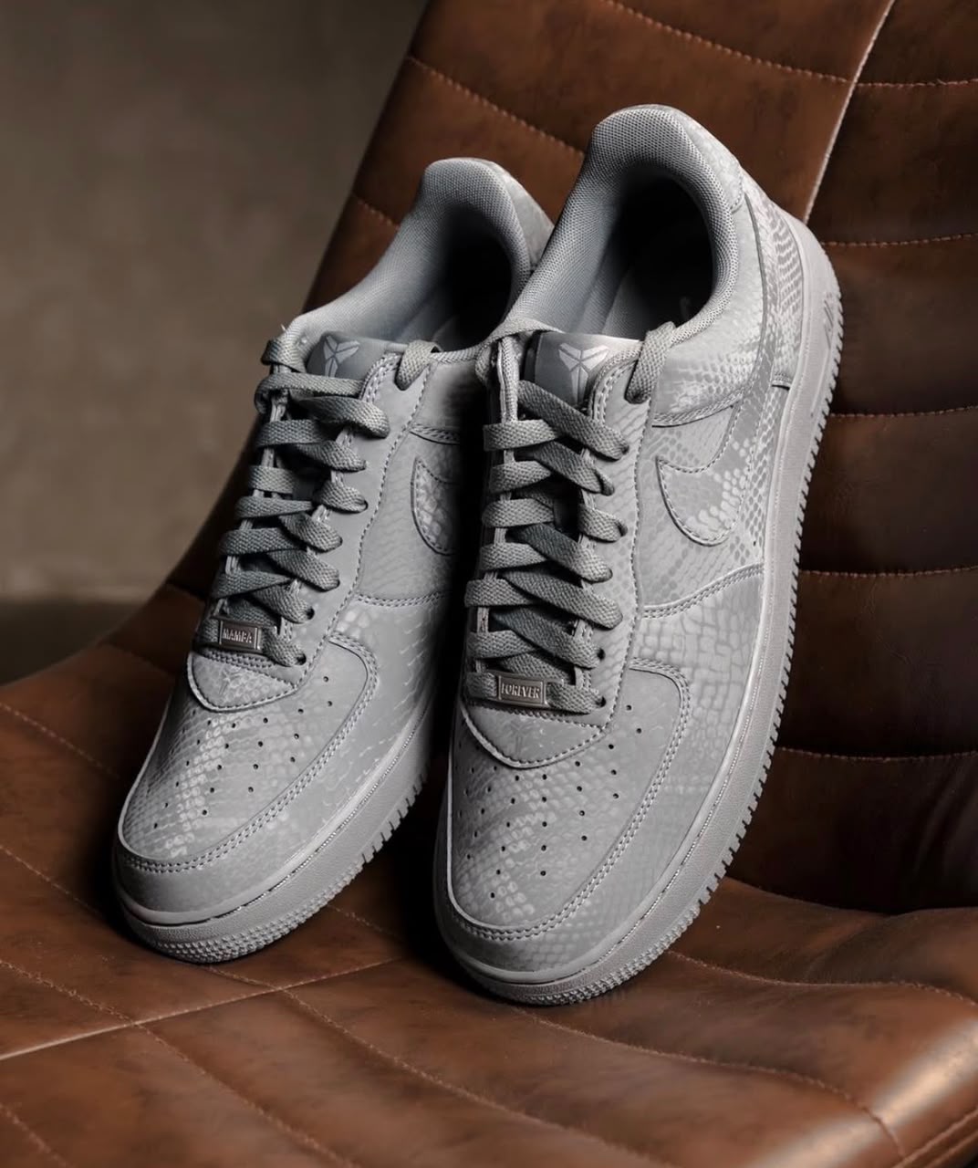 Nike Air Force 1 Mamba Forever - Triple Grey
