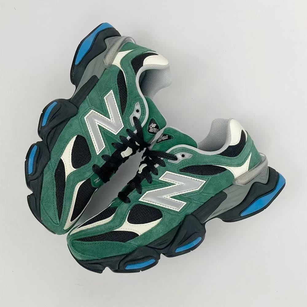 New Balance 9060 Sneakers – Forest Green/Blue