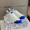 Dolce & Gabbana Portofino Sneakers – White & Blue