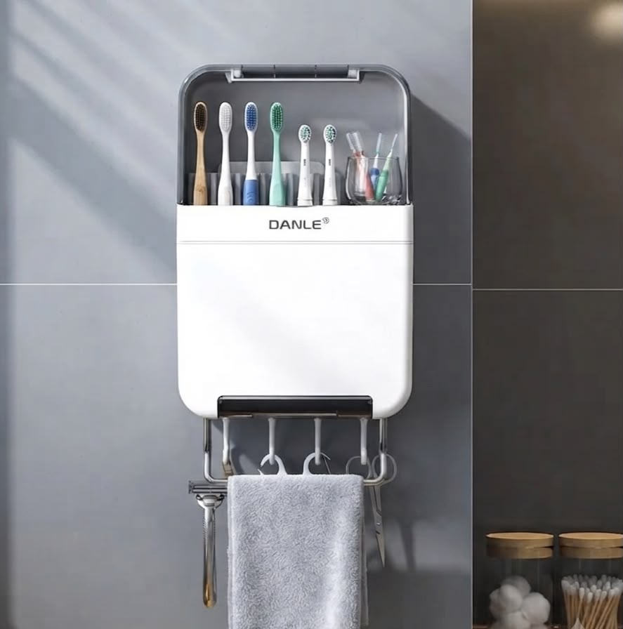 Wall Mount Toothbrush Holder & Sterilizer