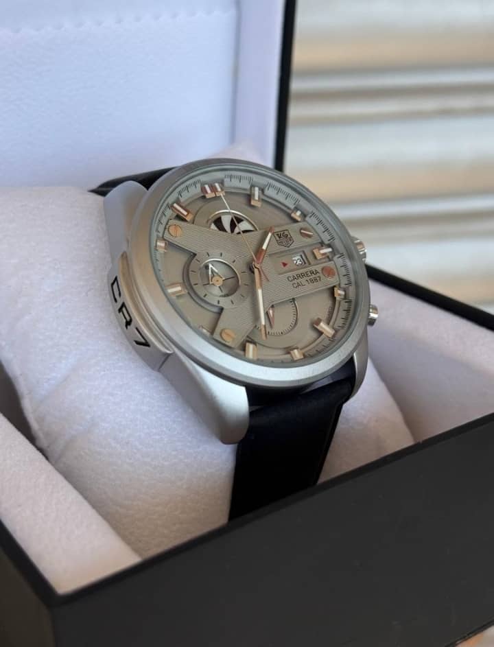 TAG Heuer Carrera Champagne Dial Chronograph Watch
