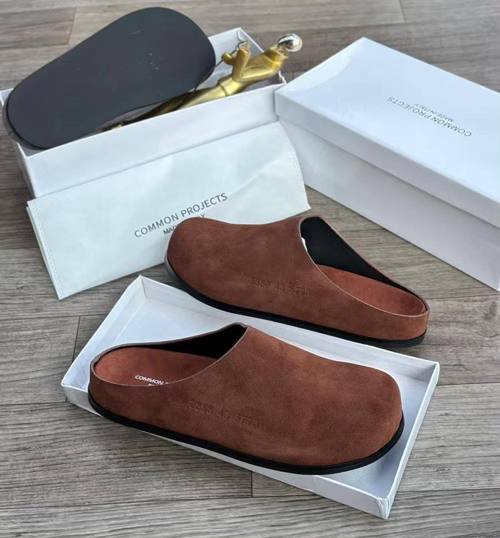 Common Projects Tan Suede Mule
