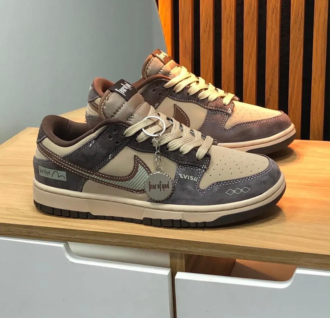 Nike Dunk Low x Fear of God x Evisu Sneaker