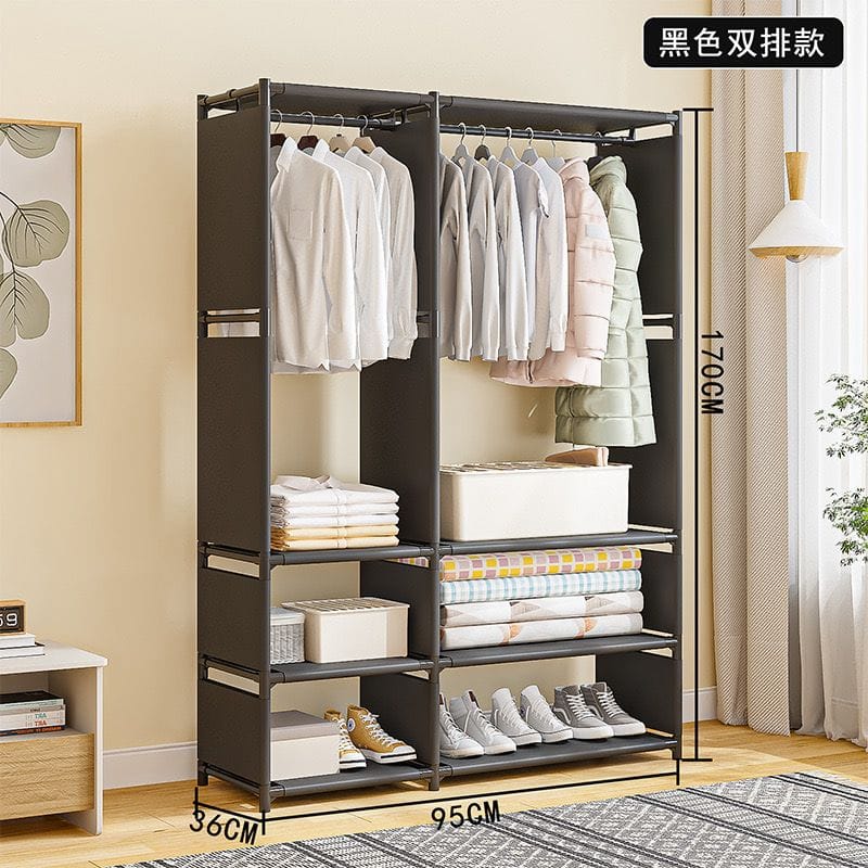 Double Row Portable Wardrobe