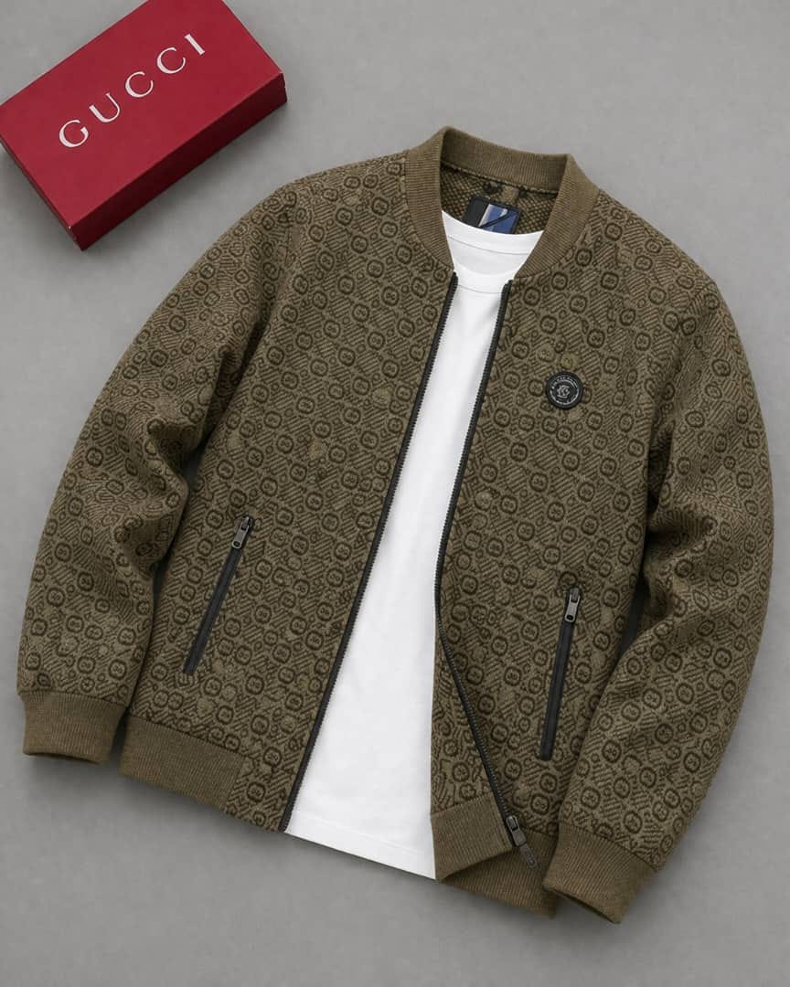 Men's Monogram Bomber Jacket