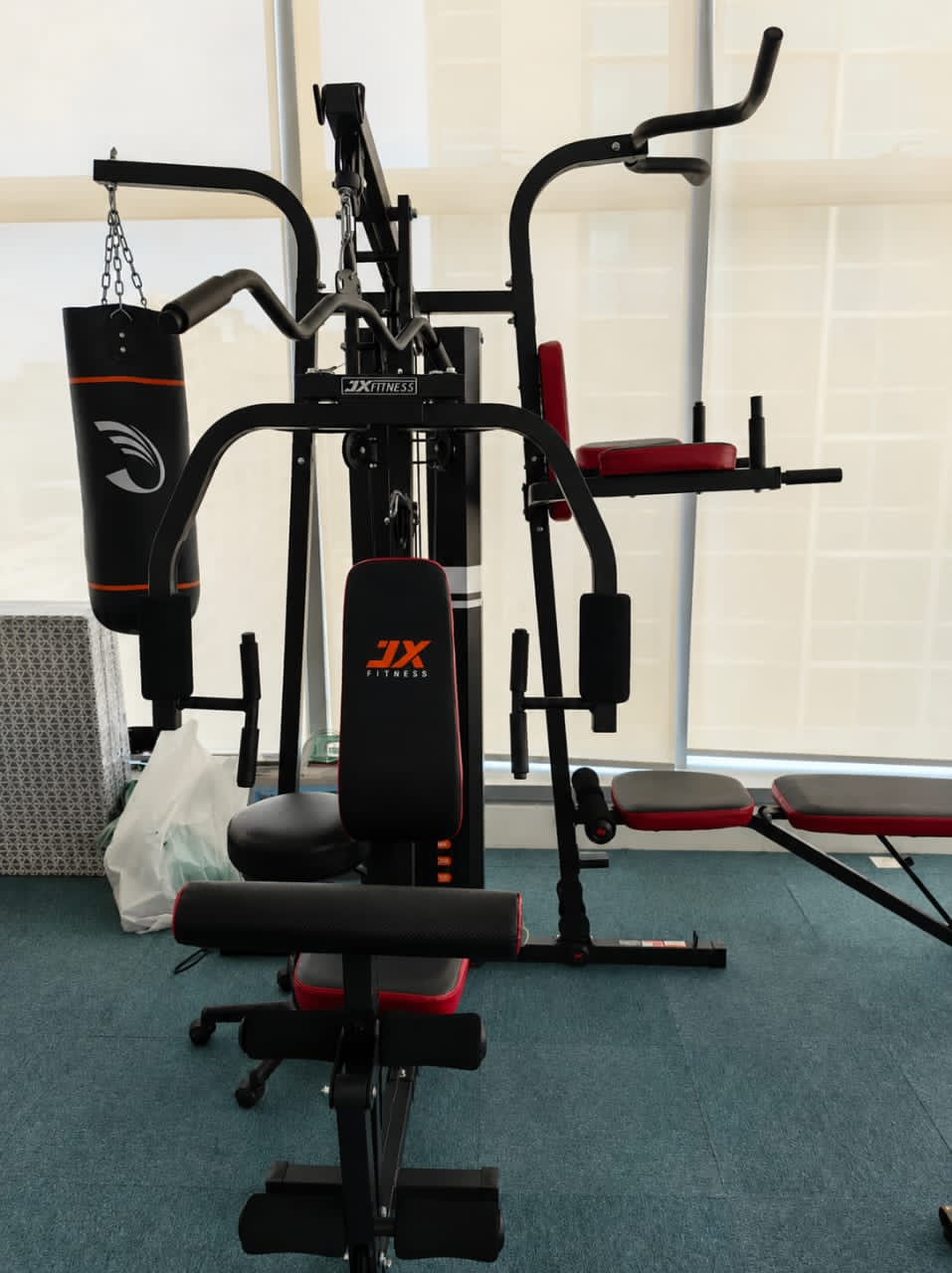 Multi Strength Gym Fitness Trainer with Punching Bag