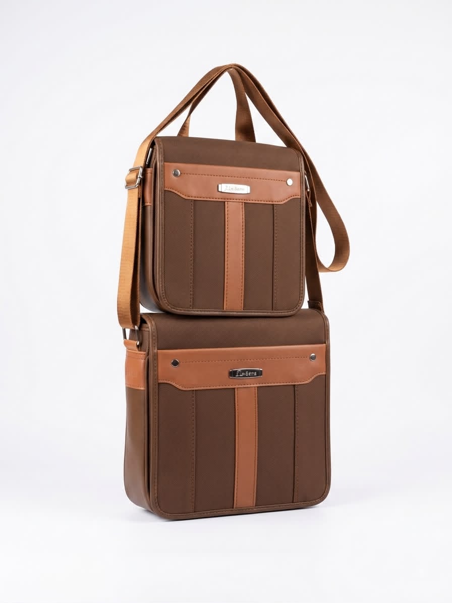 2-Piece Messenger Bag Set (Small & Large)