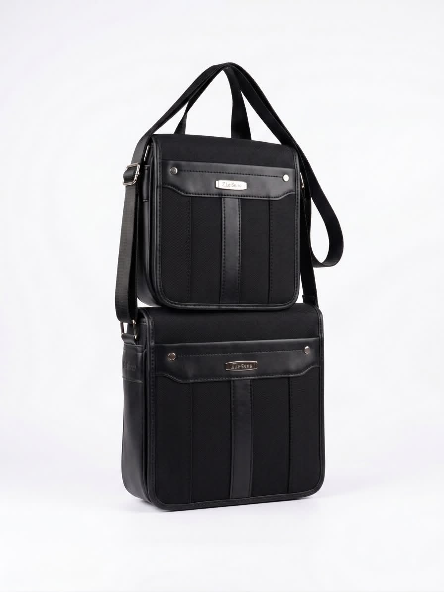 2-Piece Messenger Bag Set (Small & Large)