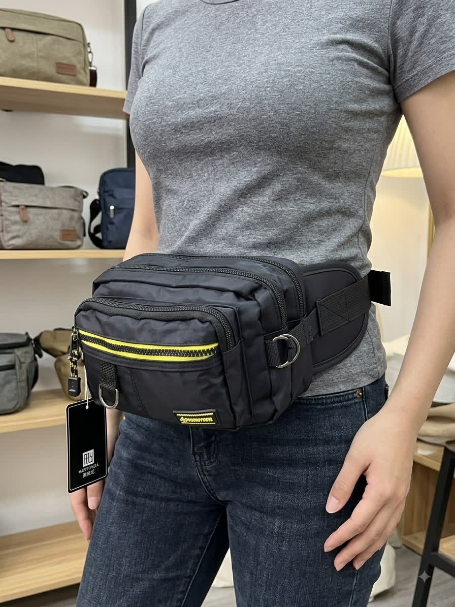 Multi-Pocket Waist Bag / Fanny Pack