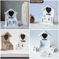 Wooden House Perpetual Calendar