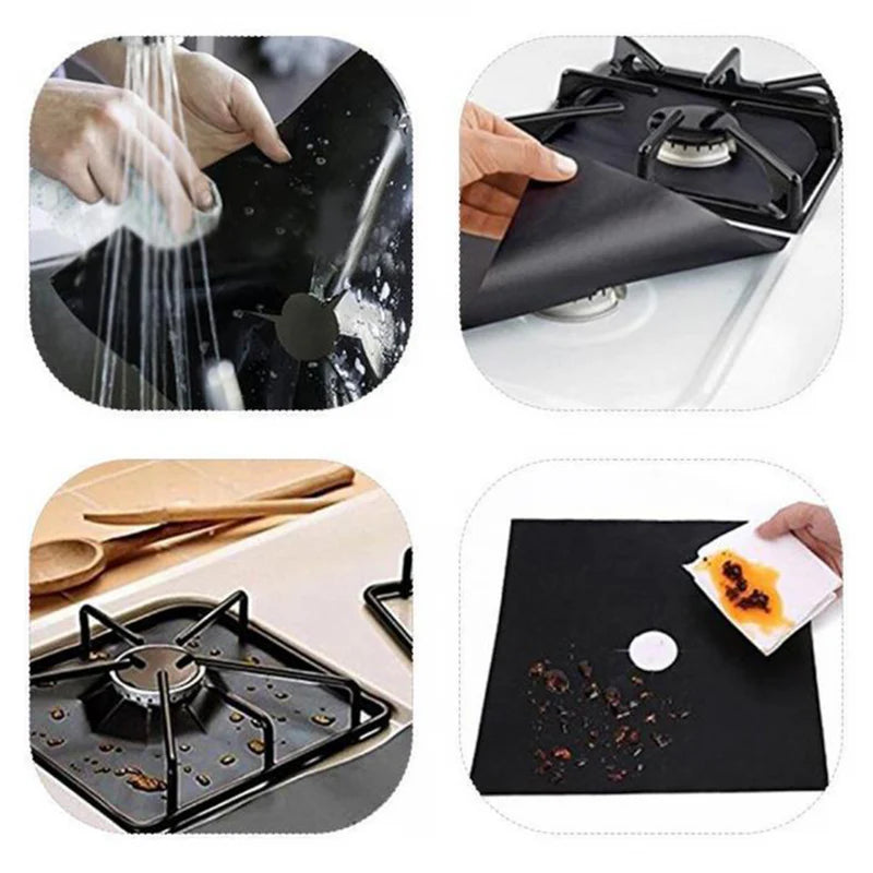 Gas Stove Burner Covers – 4pcs