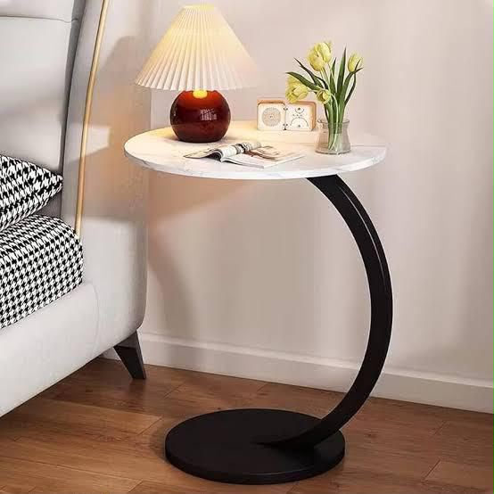 C-Shape Top Side Table