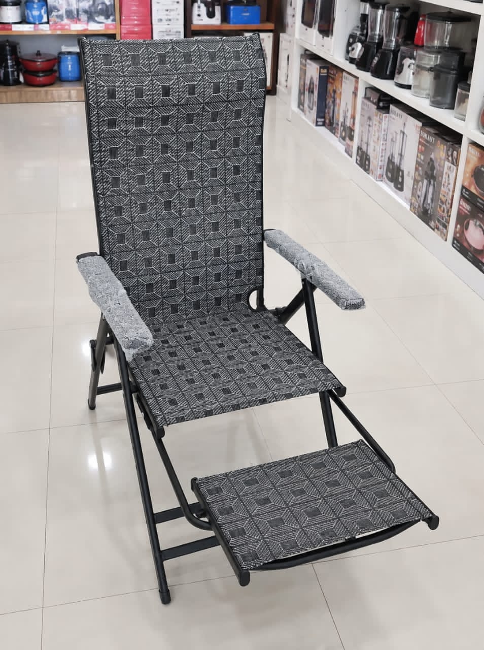 Folding Recliner Chair with Footrest