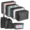 8-in-1 Travel Packing Cubes Set | Luggage Organizer Bags for Clothes, Shoes & Toiletries
