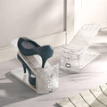 Adjustable Transparent Shoe Slots Organizer | Space-Saving Shoe Rack Holder (Pair)