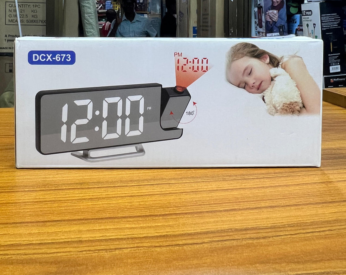 DCX-673 LED Digital Projection Alarm Clock