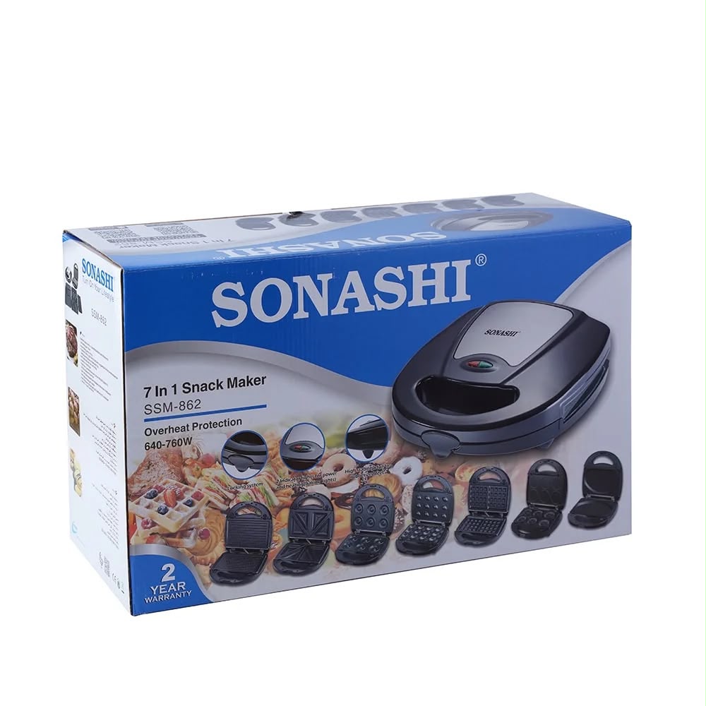 Sonashi 7-in-1 Snack Maker SSM-862