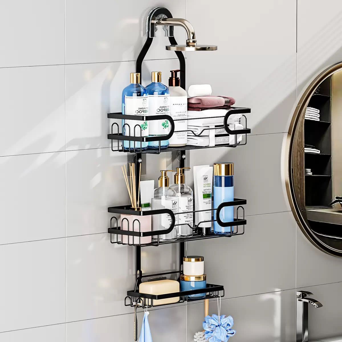 3-Tier Shower Caddy Organizer
