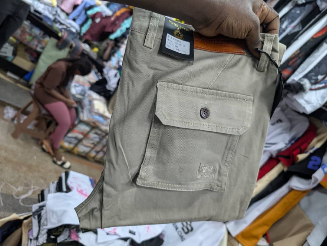 Men's Stone Beige Cargo Pants