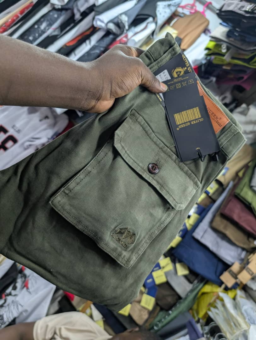 Men's Army Green Cargo Pants – Oliver Queen