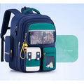 Kids' Navy & Green Anime School Backpack