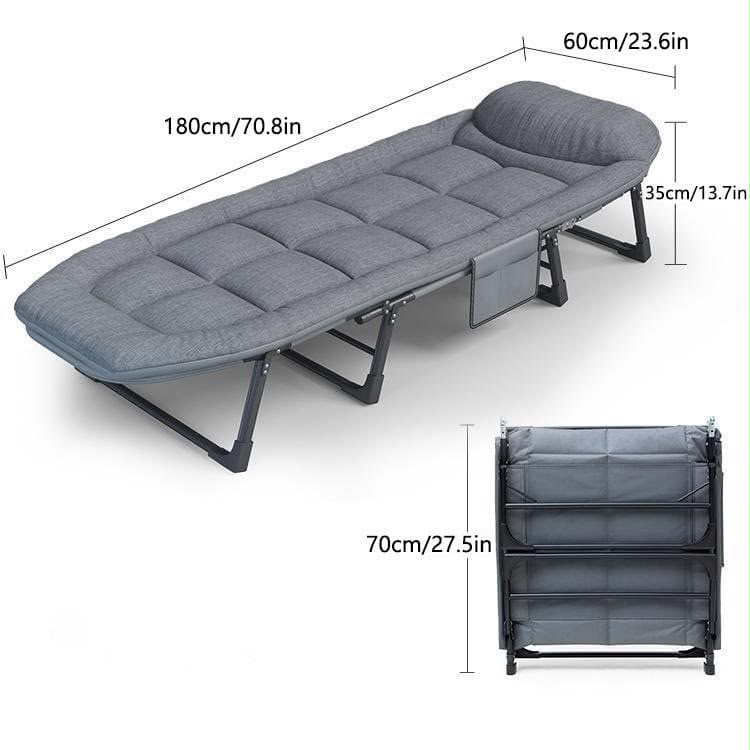 Folding Bed / Reclining Cot with Padded Mattress