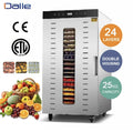 Dalle 24-Layer Commercial Food Dehydrator – 25kg Capacity, Double Housing