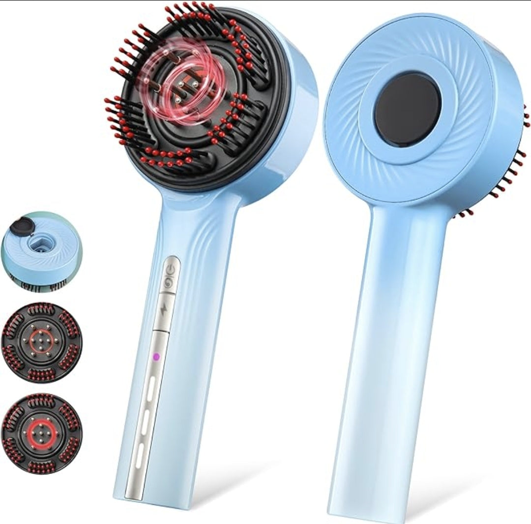 Electric Scalp Massager & Hair Growth Brush – Red Light Therapy