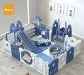 Baby Indoor Play Yard Set – Slide, Swing, Ball Pit & Ride-On