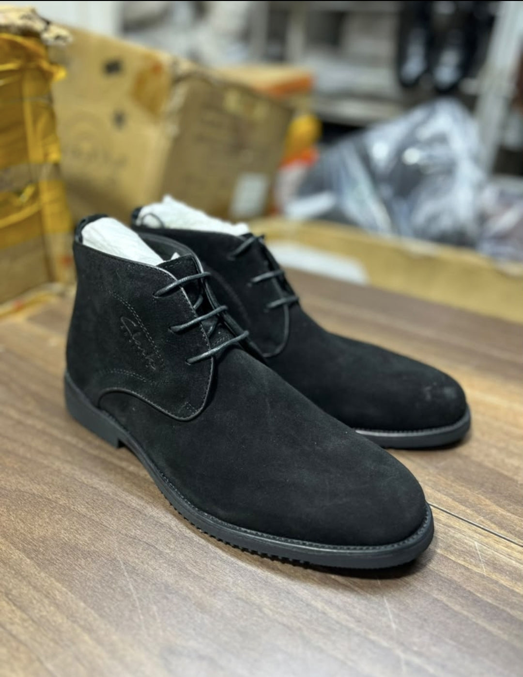 Men’s Black Suede Chukka Boots
