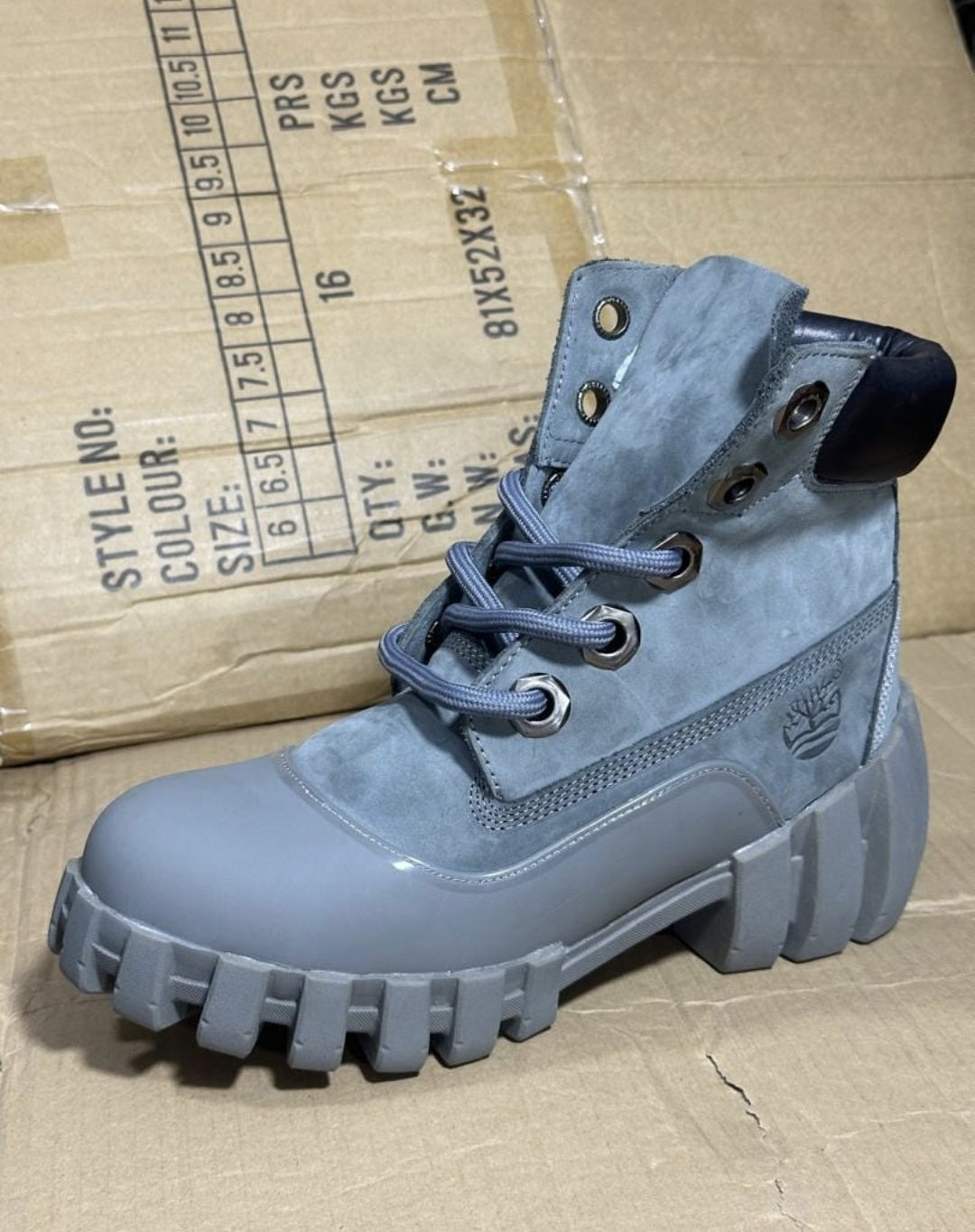 Timberland Grey Ankle Boots