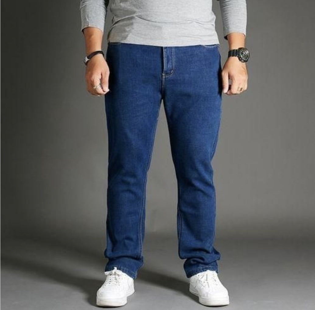 Men's Big Size Straight Leg Jeans