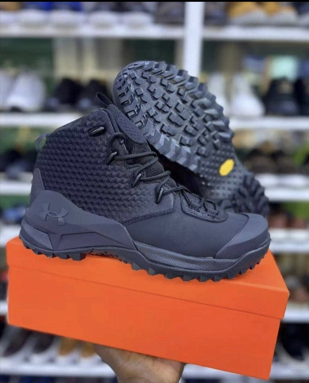 Under Armour Black Tactical Mid Boot