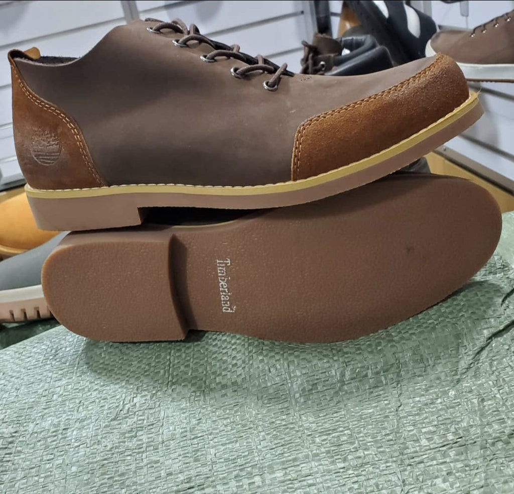 Timberland Brown Leather Lace-Up Oxford Shoes