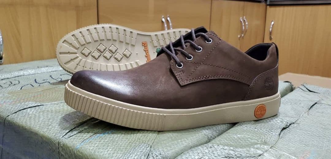 Timberland Brown Leather Casual Oxford Sneakers