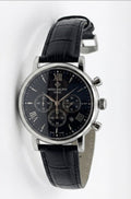 Patek Philippe Geneve Chronograph – Black Dial & Leather Strap