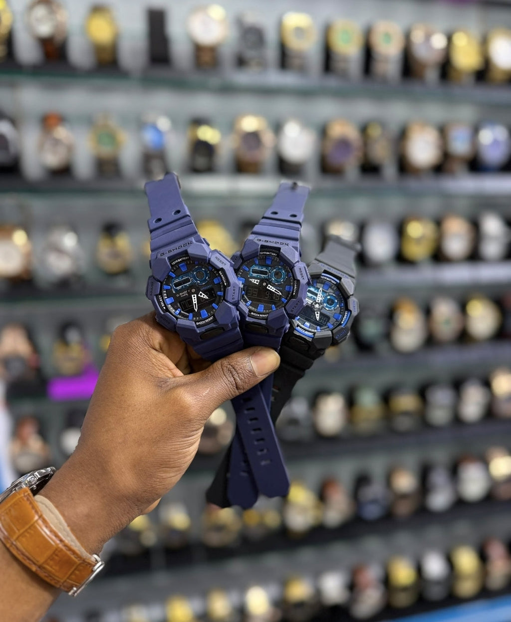 Casio G-Shock GA-100 – Navy Blue Analog-Digital