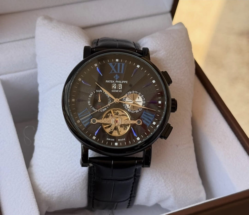 Patek Philippe Geneve Tourbillon Chronograph – All Black Edition