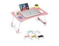 Foldable Laptop Bed Table with Cup Holder
