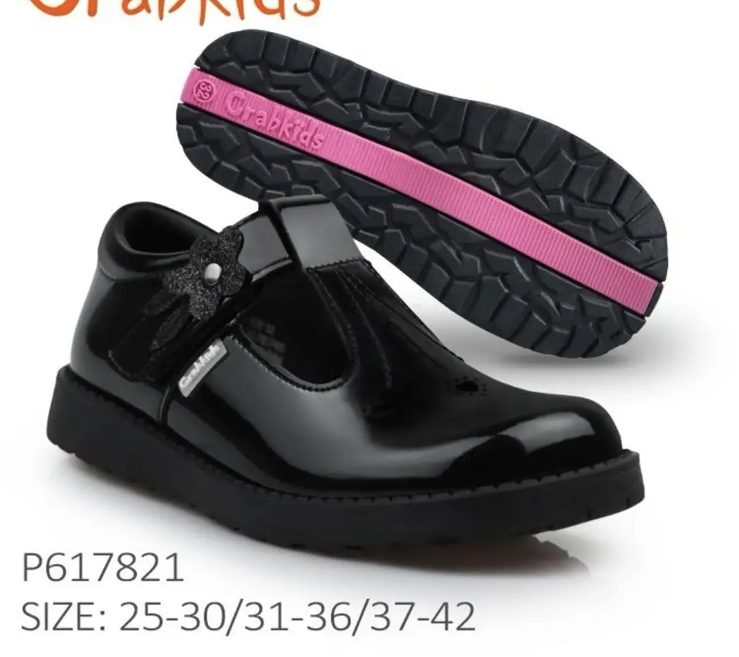 Crabkids Girls School Shoe P617821