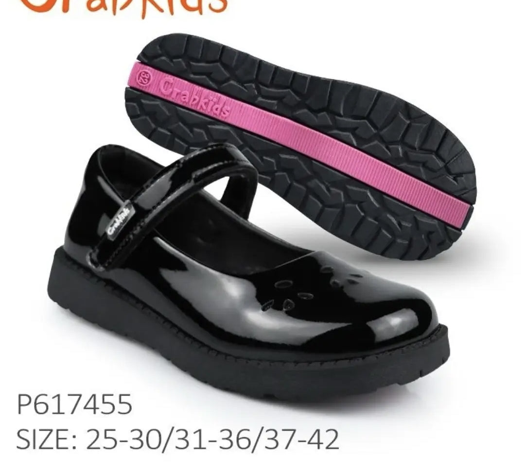 Crabkids Girls School Shoe P617455