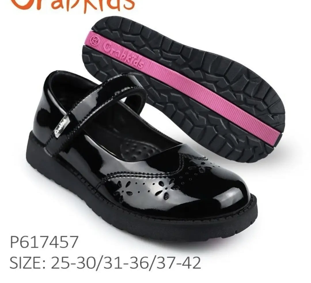 Crabkids Girls School Shoe P617457